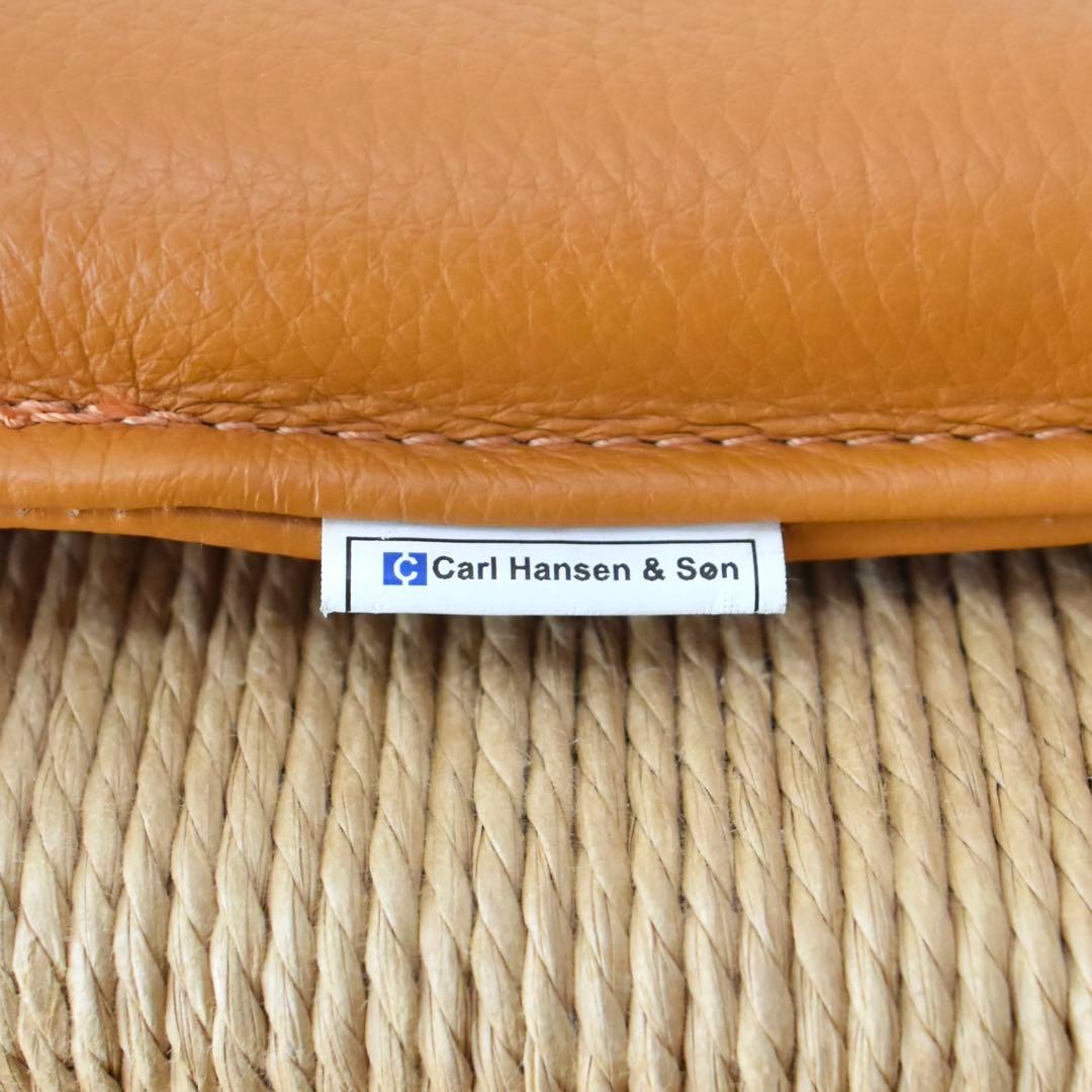 CH24 Hans.J.Wegner Yチェア　本革シートパッド付き　日本サイズ