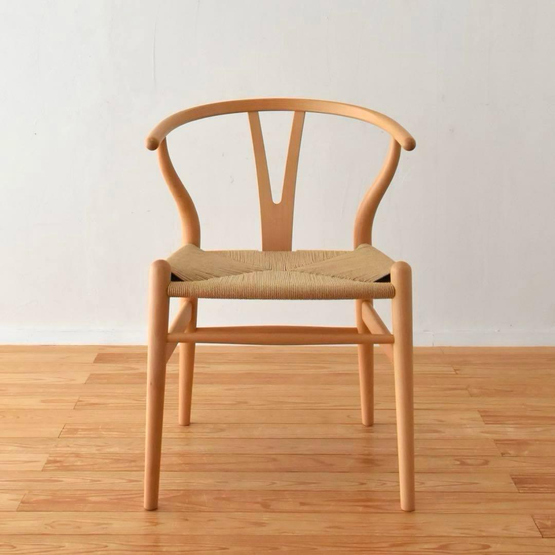 CH24 Hans.J.Wegner Yチェア　本革シートパッド付き　日本サイズ