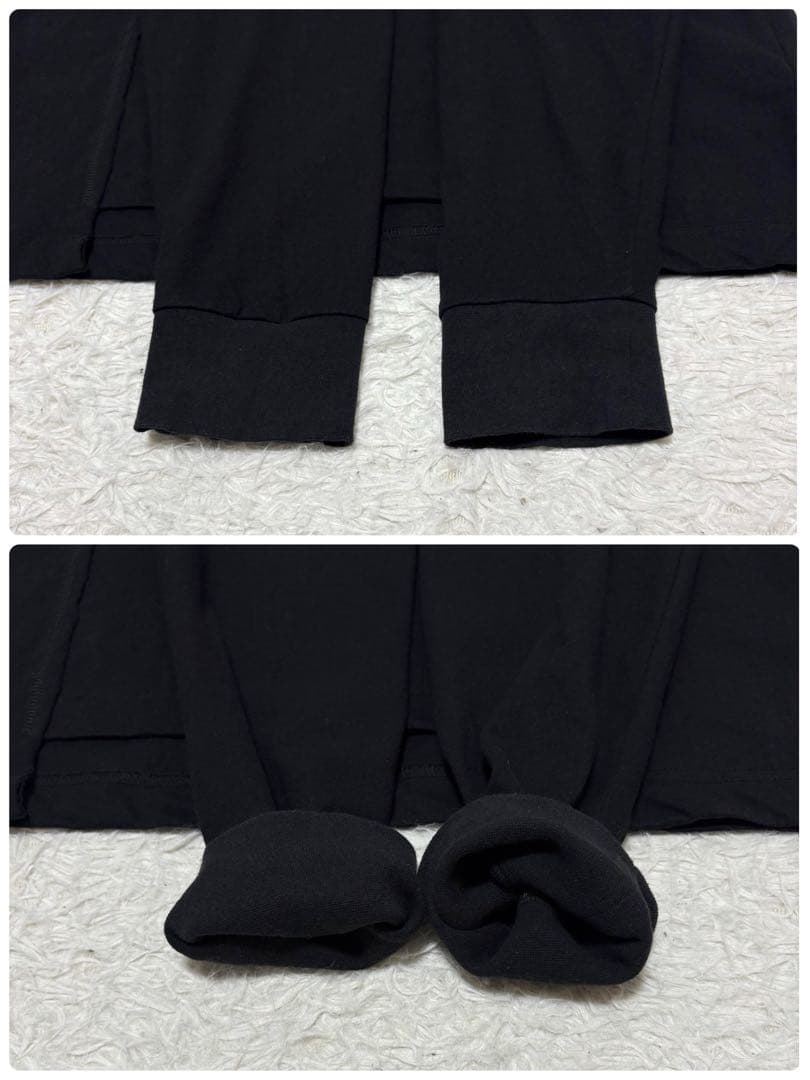 【美品】 MONCLER Palm Angels 長袖 Tシャツ ブラック M