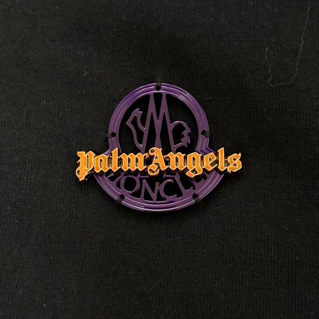 【美品】 MONCLER Palm Angels 長袖 Tシャツ ブラック M