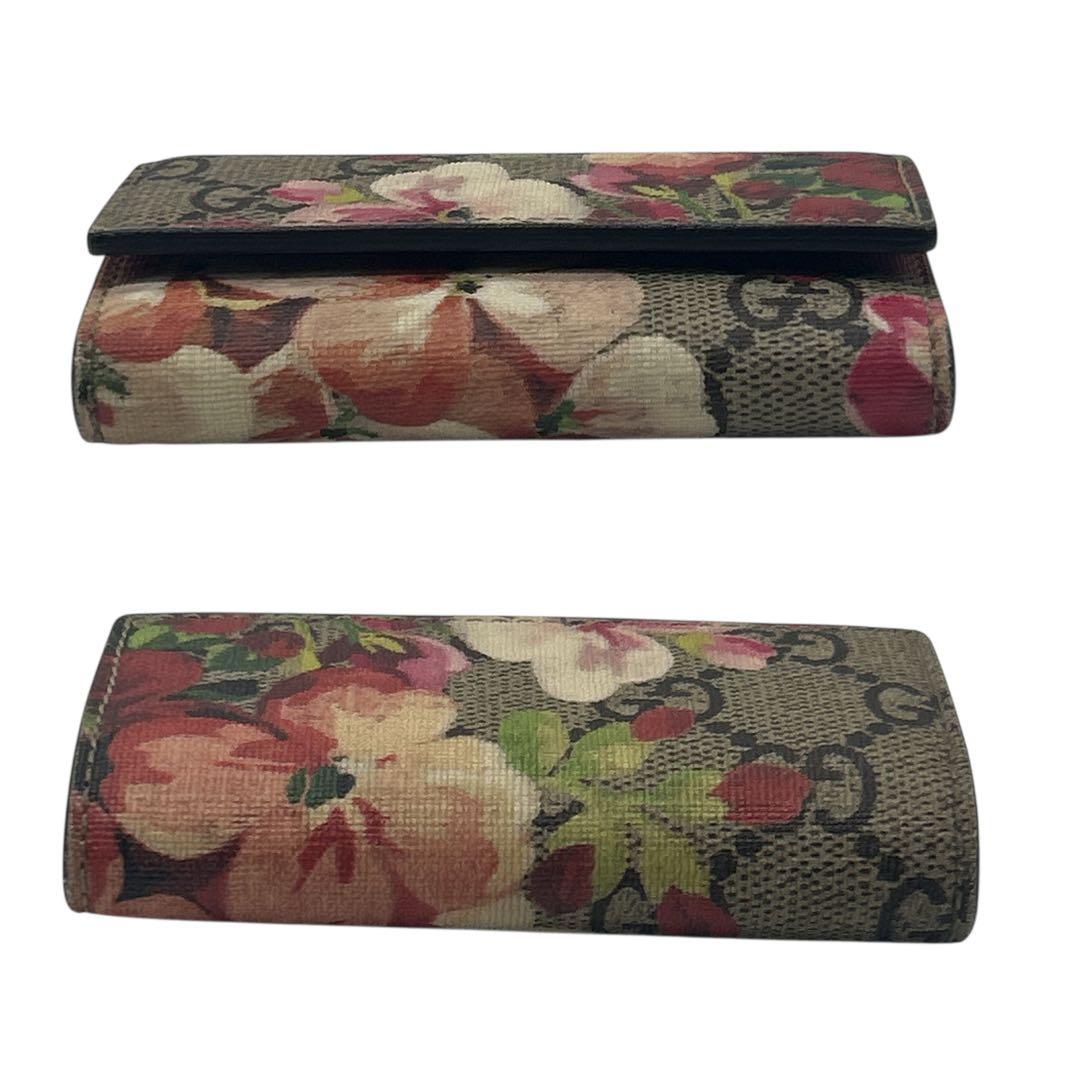 【スモーキンビリー】グッチ ブルームス 花柄 キーケース 6連 保存袋付