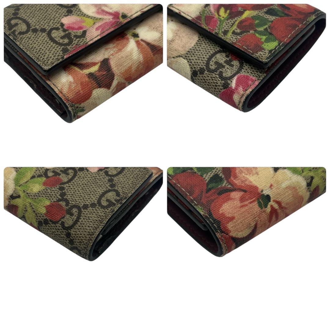 【スモーキンビリー】グッチ ブルームス 花柄 キーケース 6連 保存袋付