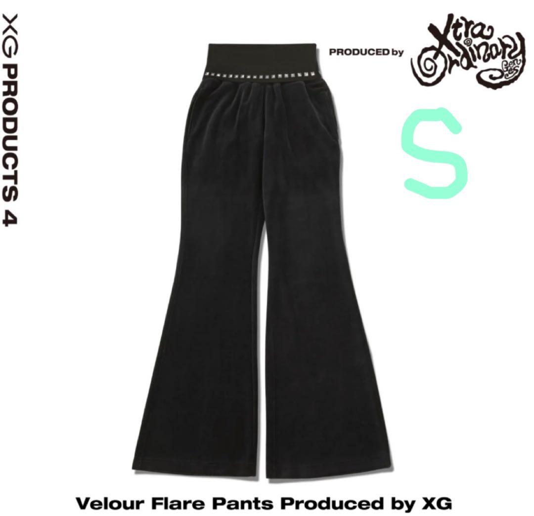 Xtra Ordinary ベロア　フレア　パンツ　(S)サイズ　XG