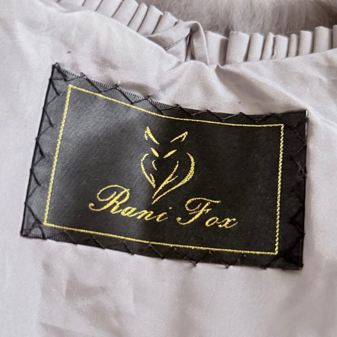 ボリューム◎人気 レオパードミンク×フォックスショール ファーポンチョ ケープ