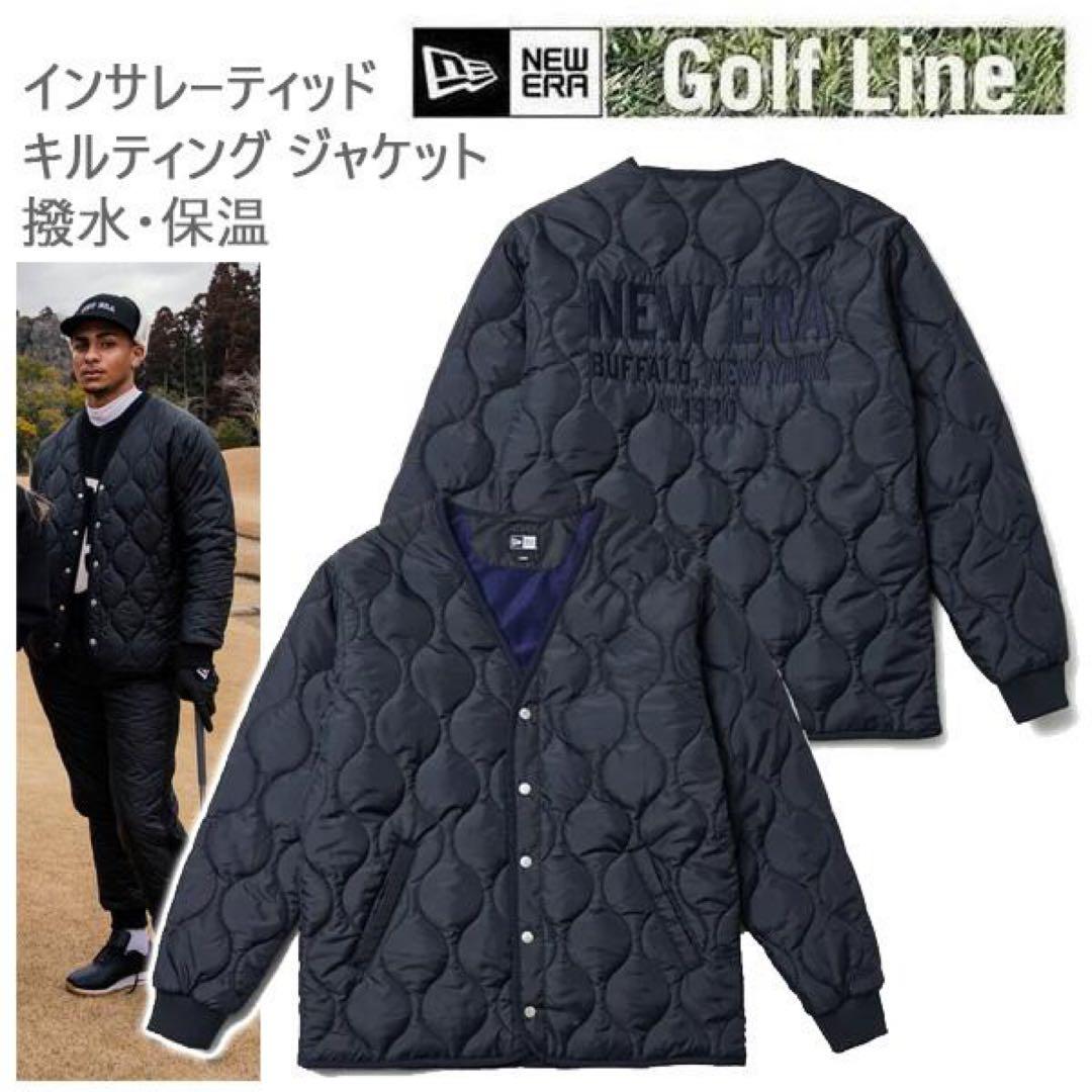 ニューエラゴルフ インサレーテッドキルティング セットアップ ネイビー M
