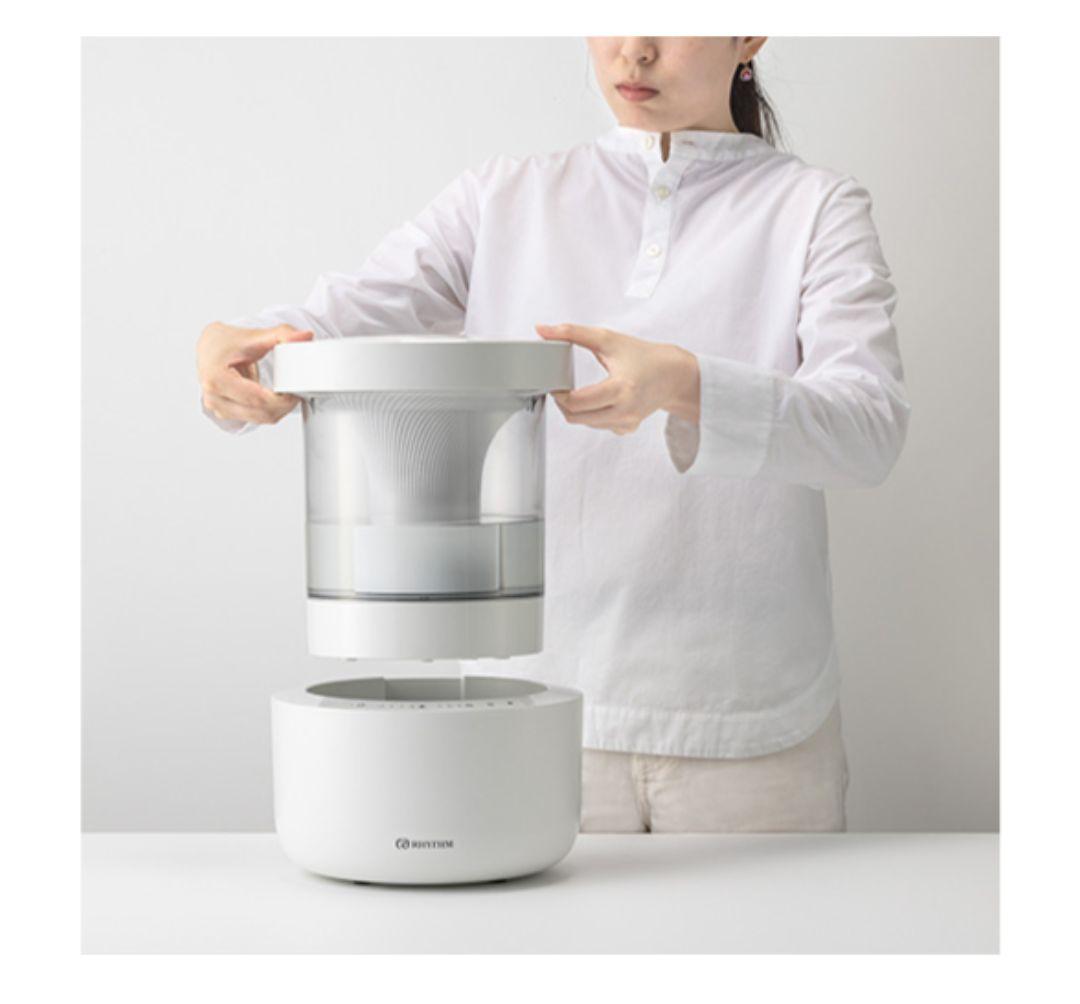 【新品未使用】RHYTHM MIST 350 プールレス加湿器 ライトグレー