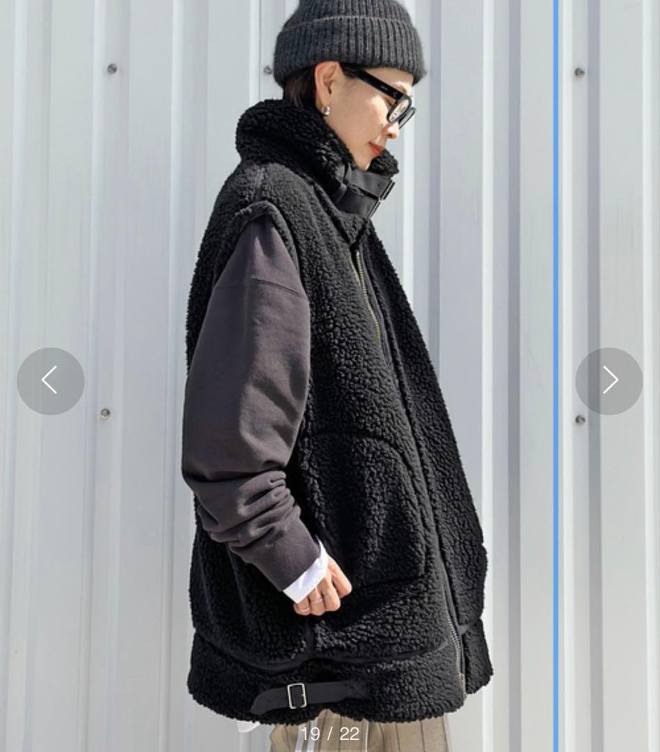 AP STUDIO KURO クロ ボア B3 ベスト