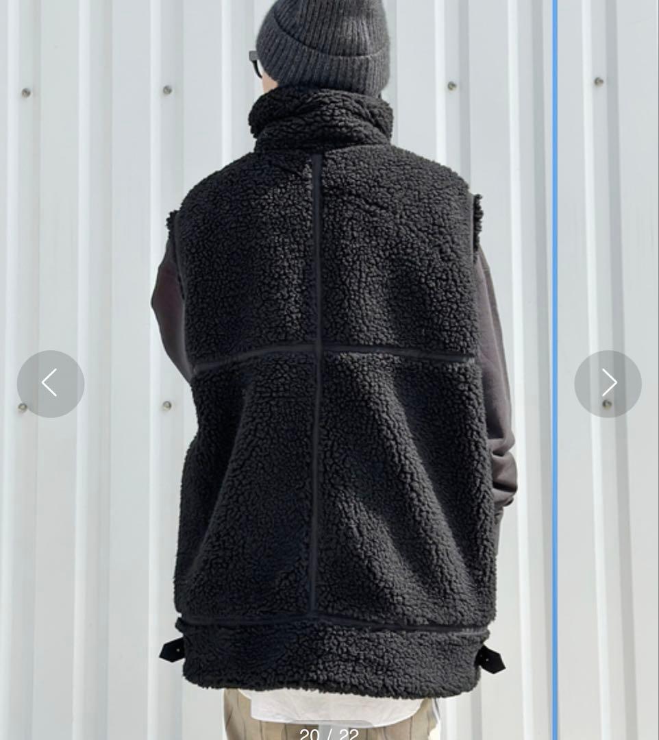 AP STUDIO KURO クロ ボア B3 ベスト