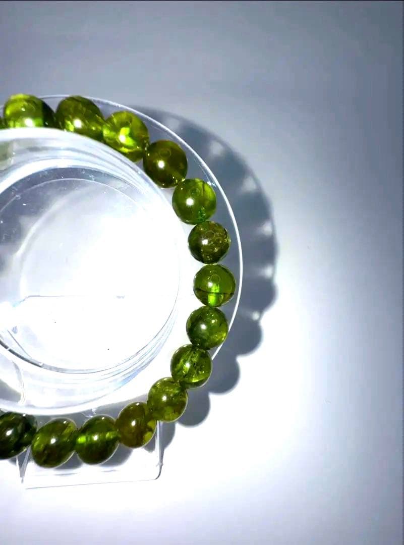 ペリドットブレスレット【天然石 宝石ランク】