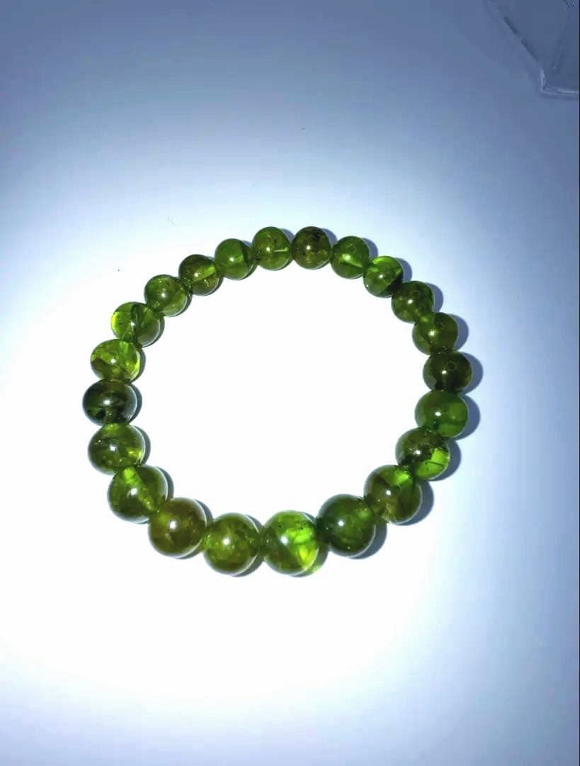 ペリドットブレスレット【天然石 宝石ランク】