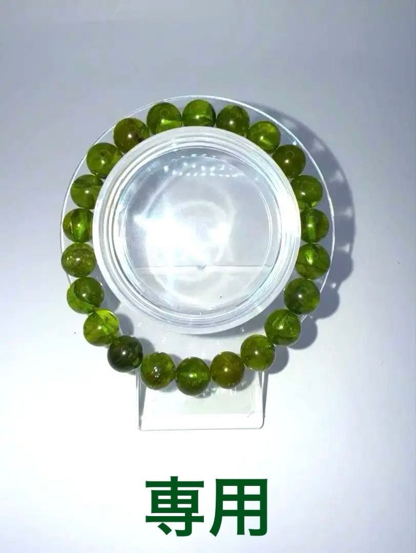 ペリドットブレスレット【天然石 宝石ランク】