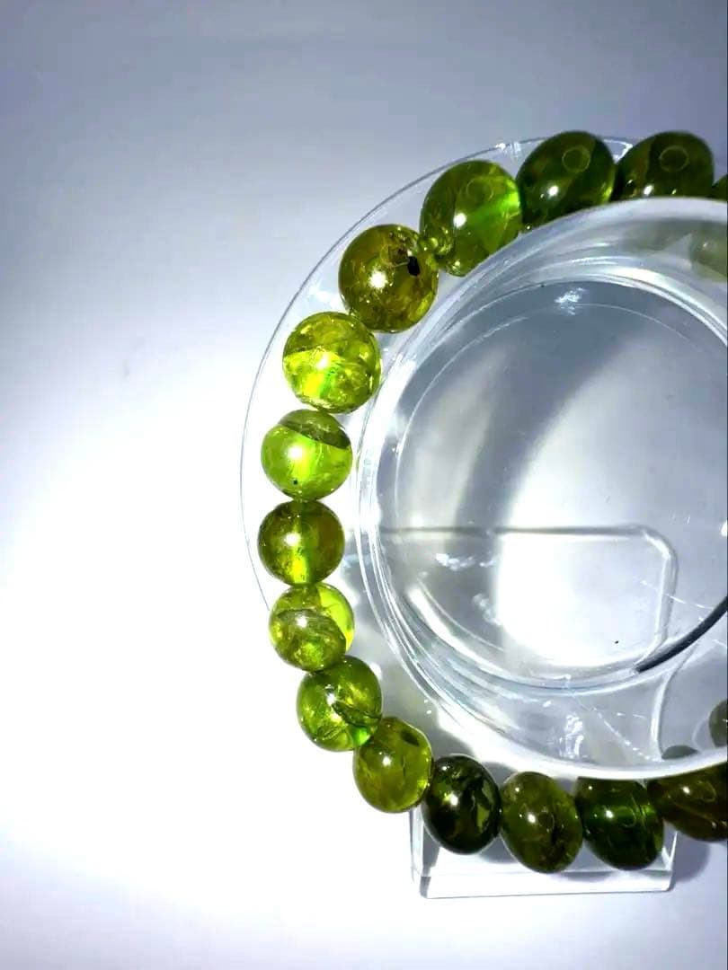 ペリドットブレスレット【天然石 宝石ランク】