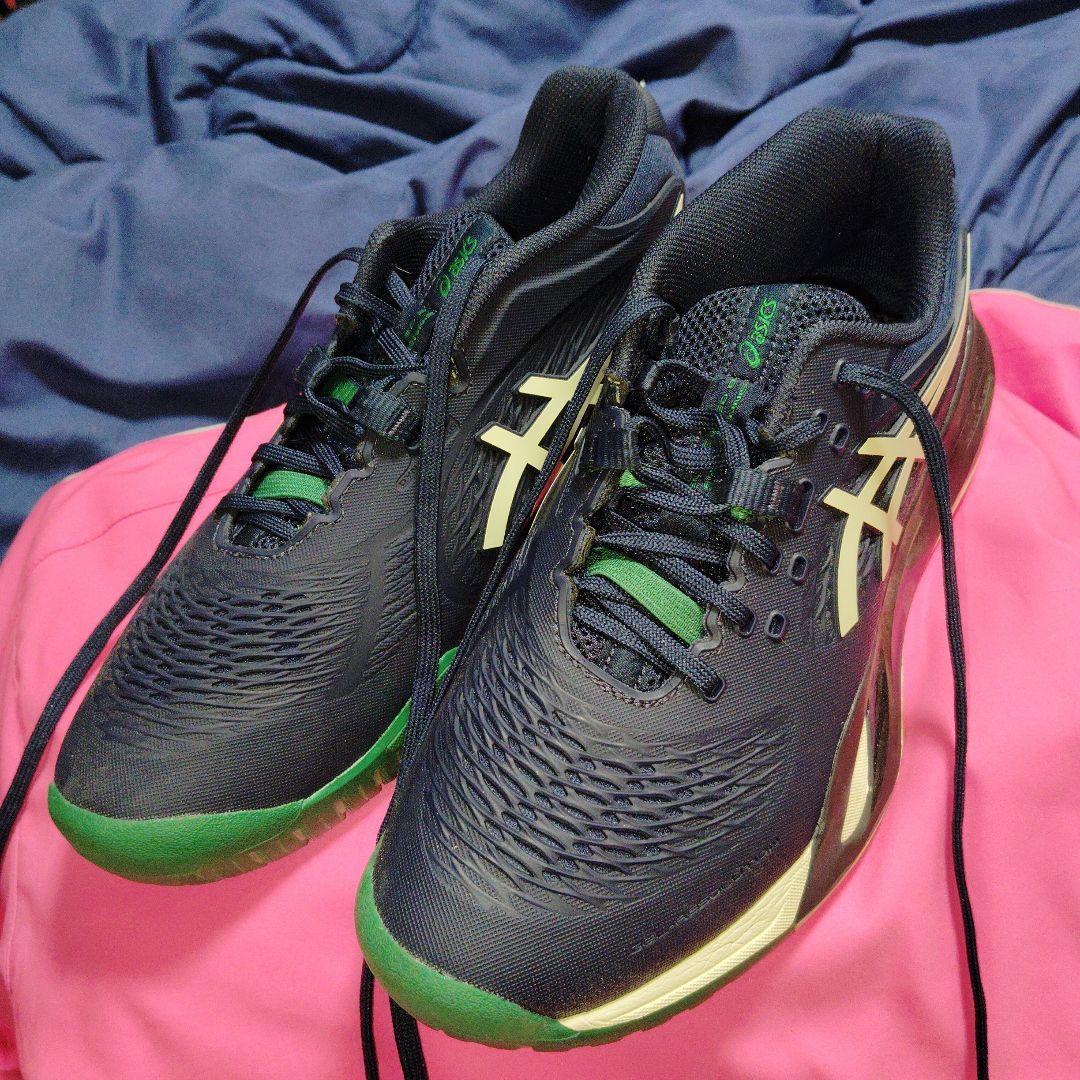 着用1回ASICS ゲルレゾリューションX　ワイド　オールコート用　26.0