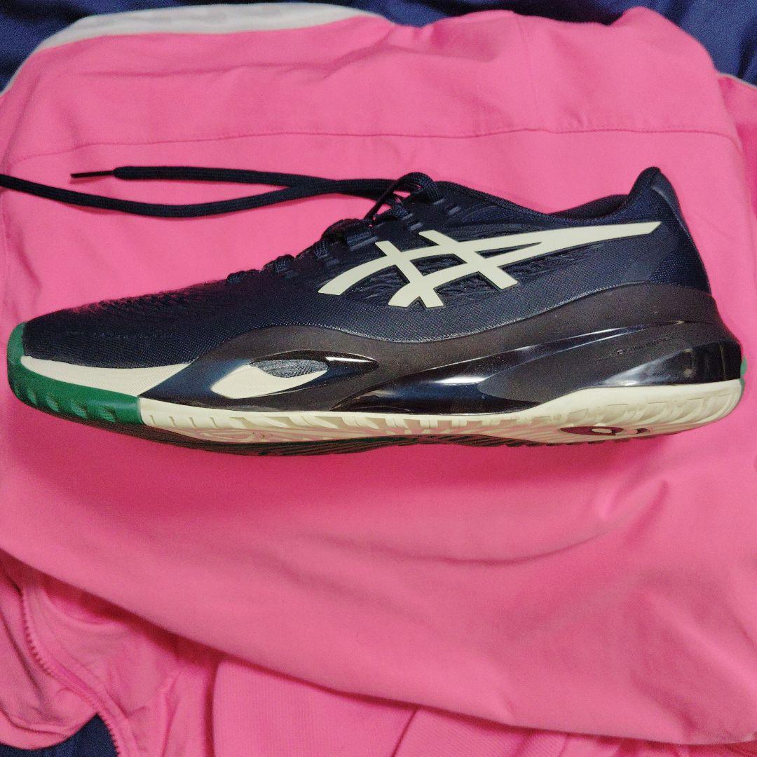 着用1回ASICS ゲルレゾリューションX　ワイド　オールコート用　26.0