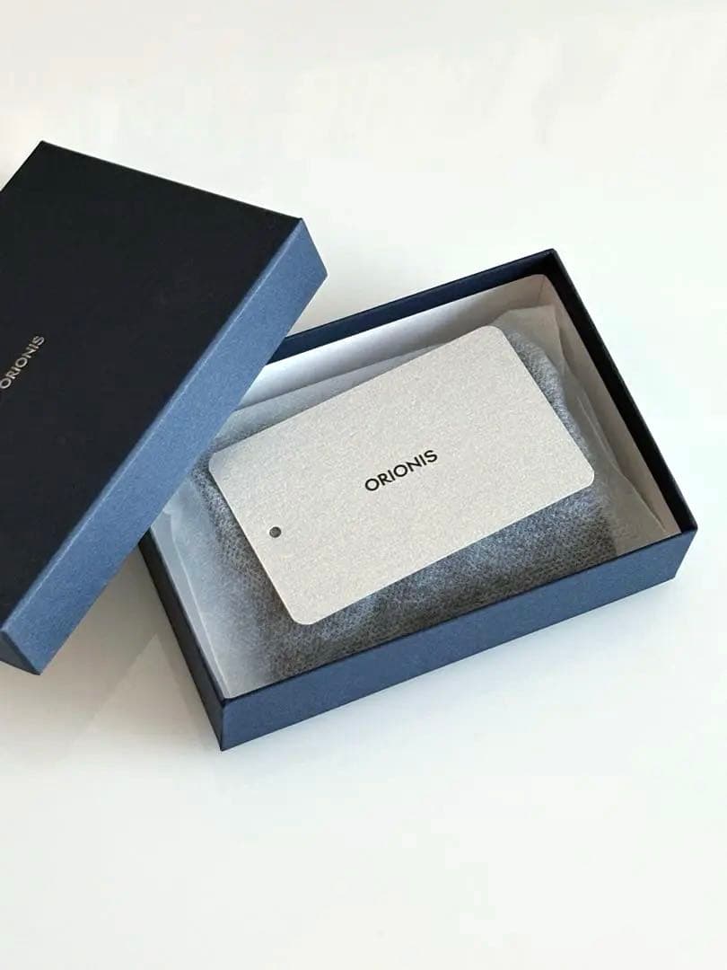 ORIONIS ブラックミニ財布(Compact Trifold Wallet)