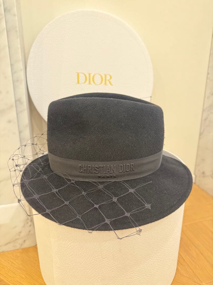 【新品未使用】Dior ベール ハット