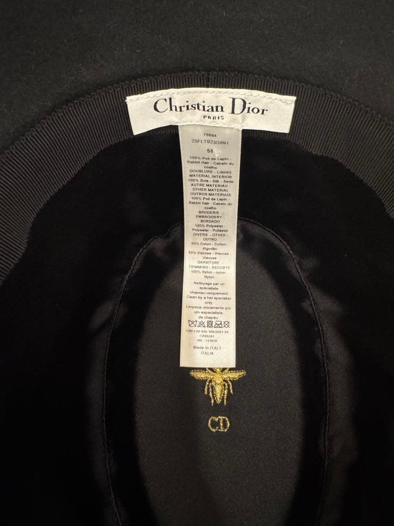 【新品未使用】Dior ベール ハット