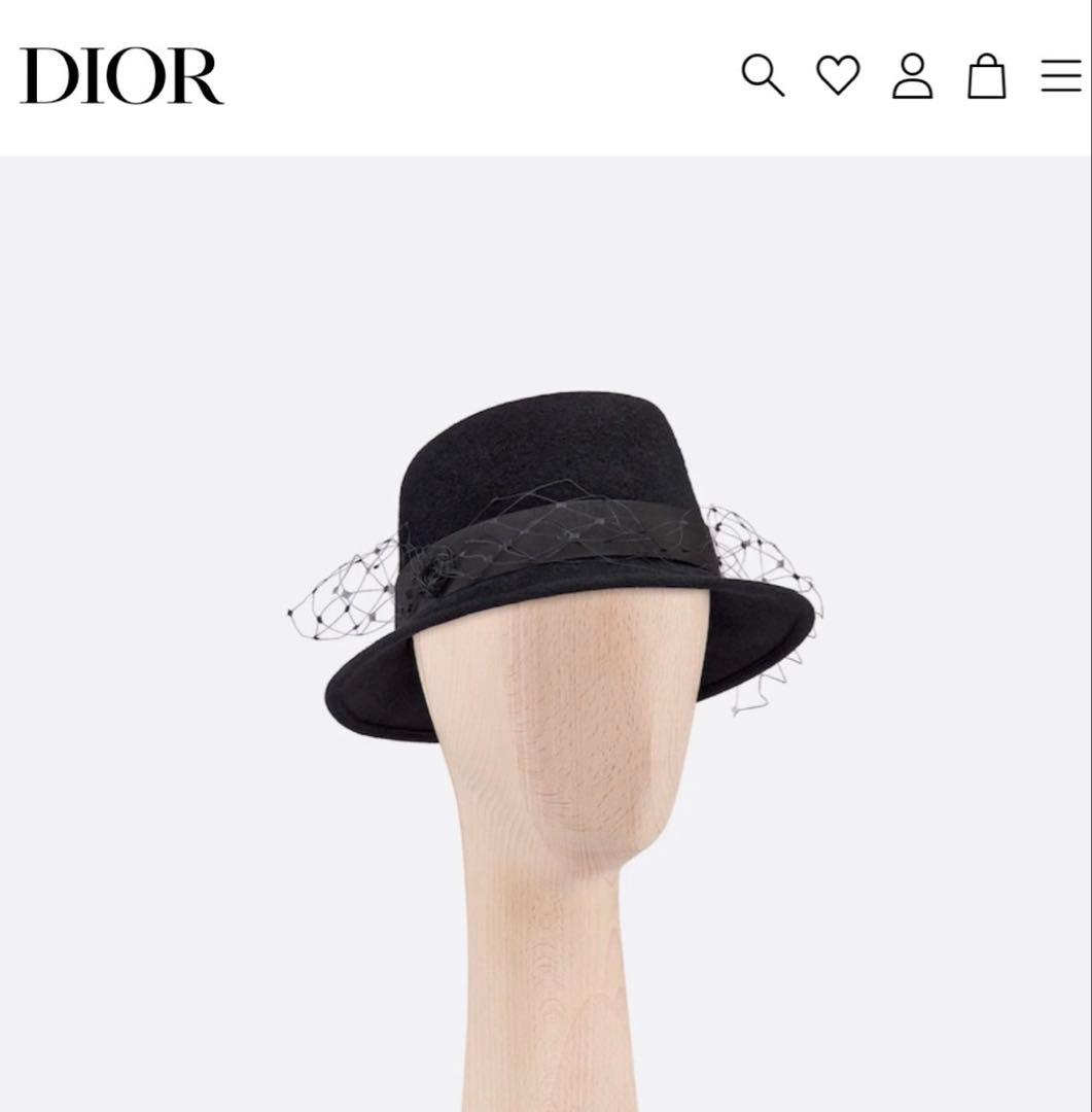 【新品未使用】Dior ベール ハット