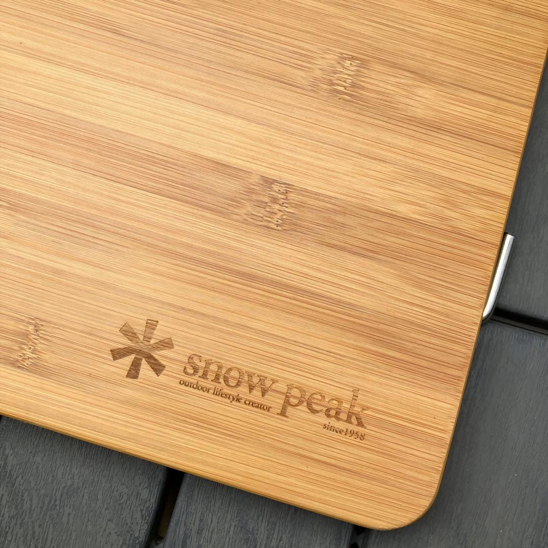 スノーピーク エントリーigt マルチファンクションテーブル ロング竹　バッグ付