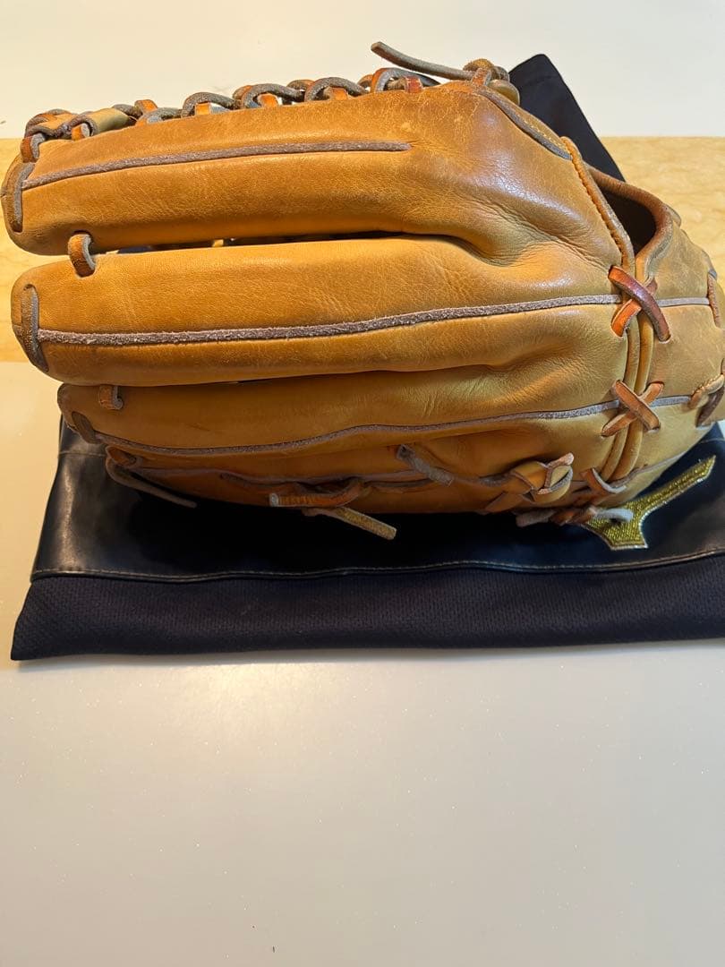 ミズノプロ外野手用硬式グローブ 収納袋付き