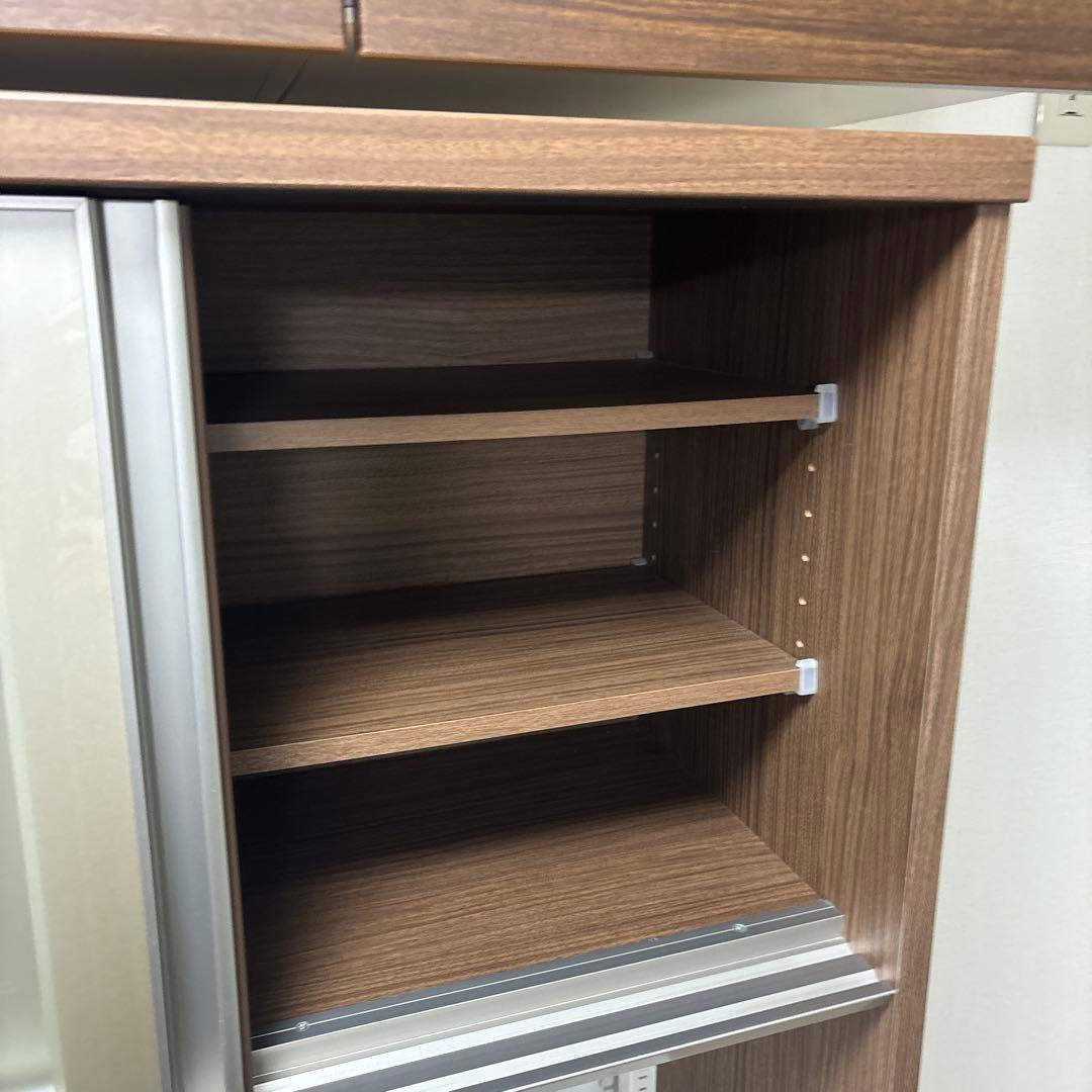 ニトリ カップボード キッチンボード キッチンカウンター 食器棚 リガーレ