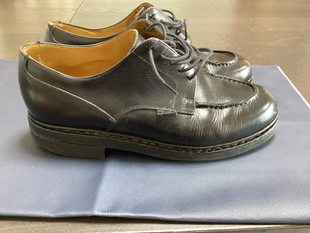 【ダメージあり】パラブーツ シャンボード ブラック サイズ：6 1/2 25.0