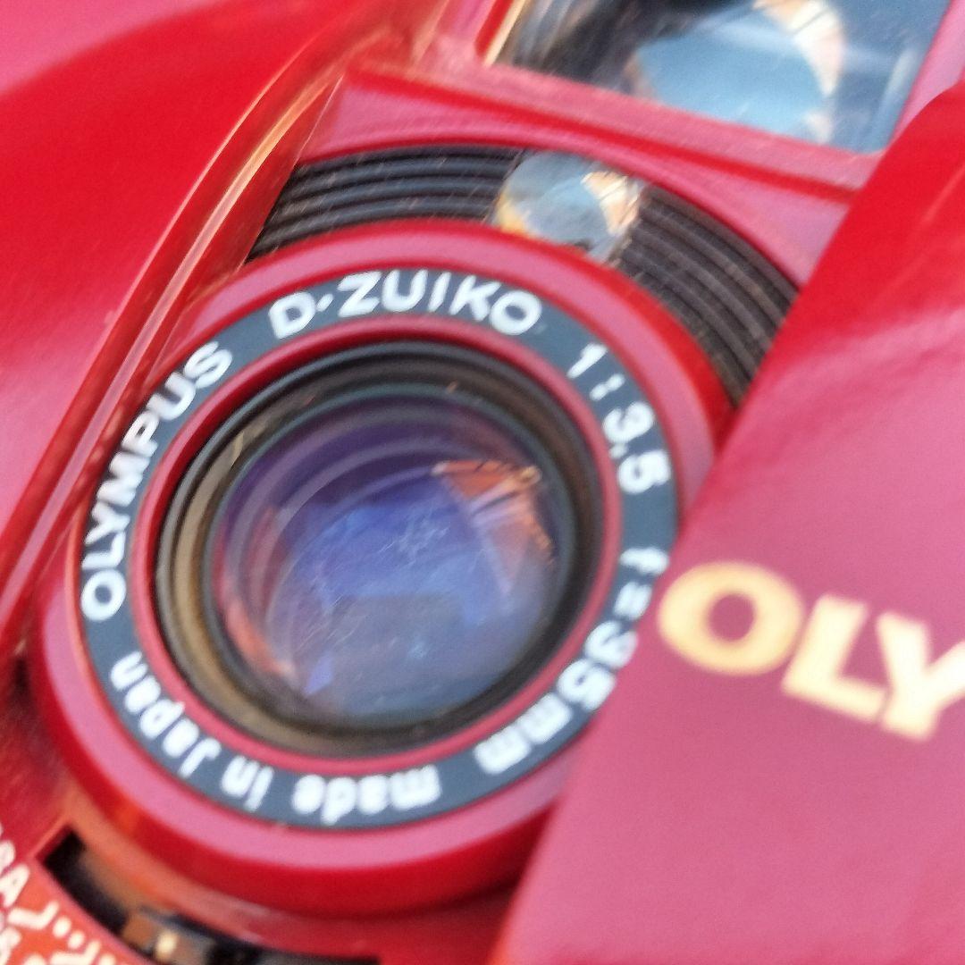 OLYMPUS オリンパス フィルムカメラ XA2 レッド 簡易動作確認済