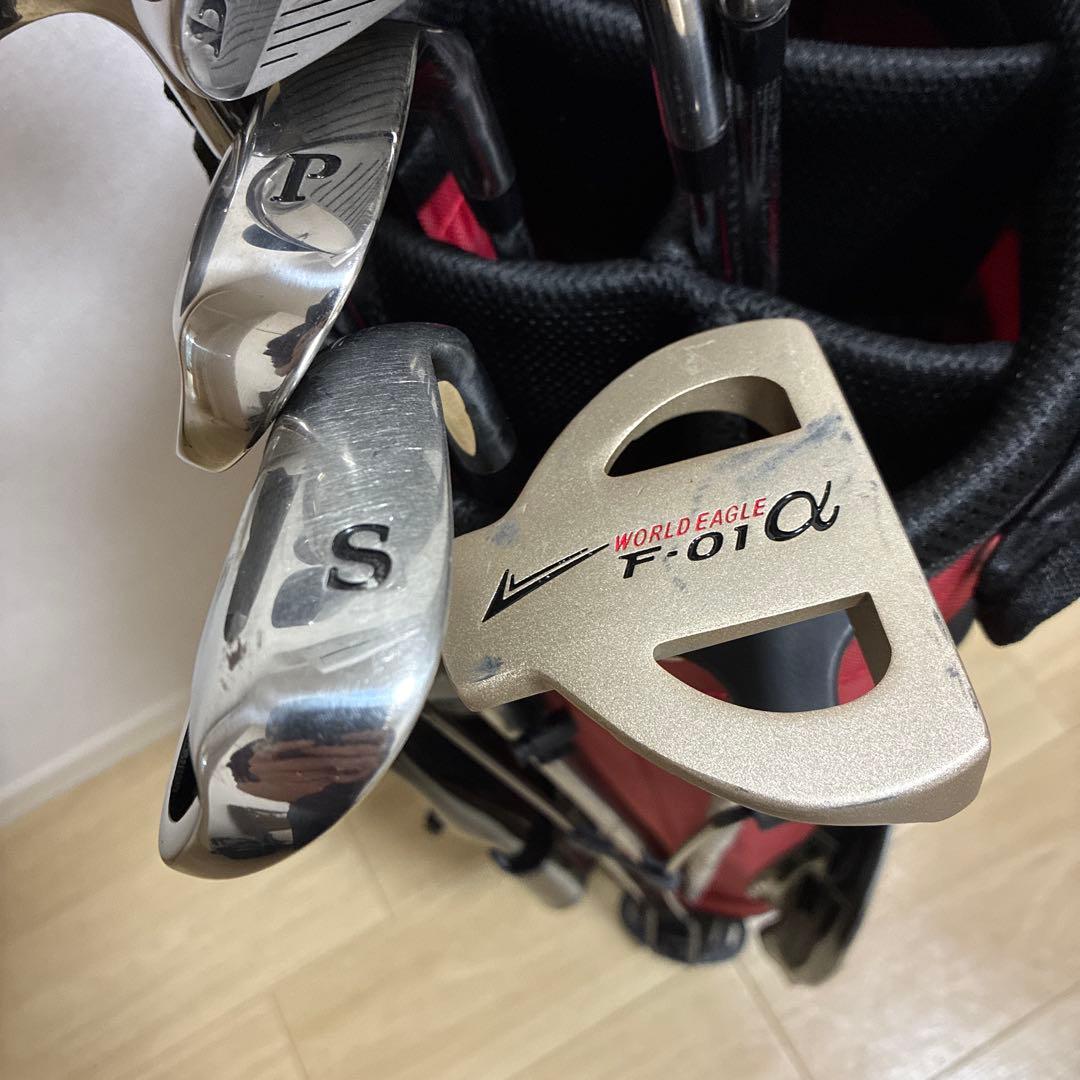 レフティ左利き用　WORLD EAGLE F-01α ゴルフクラブセット　10本