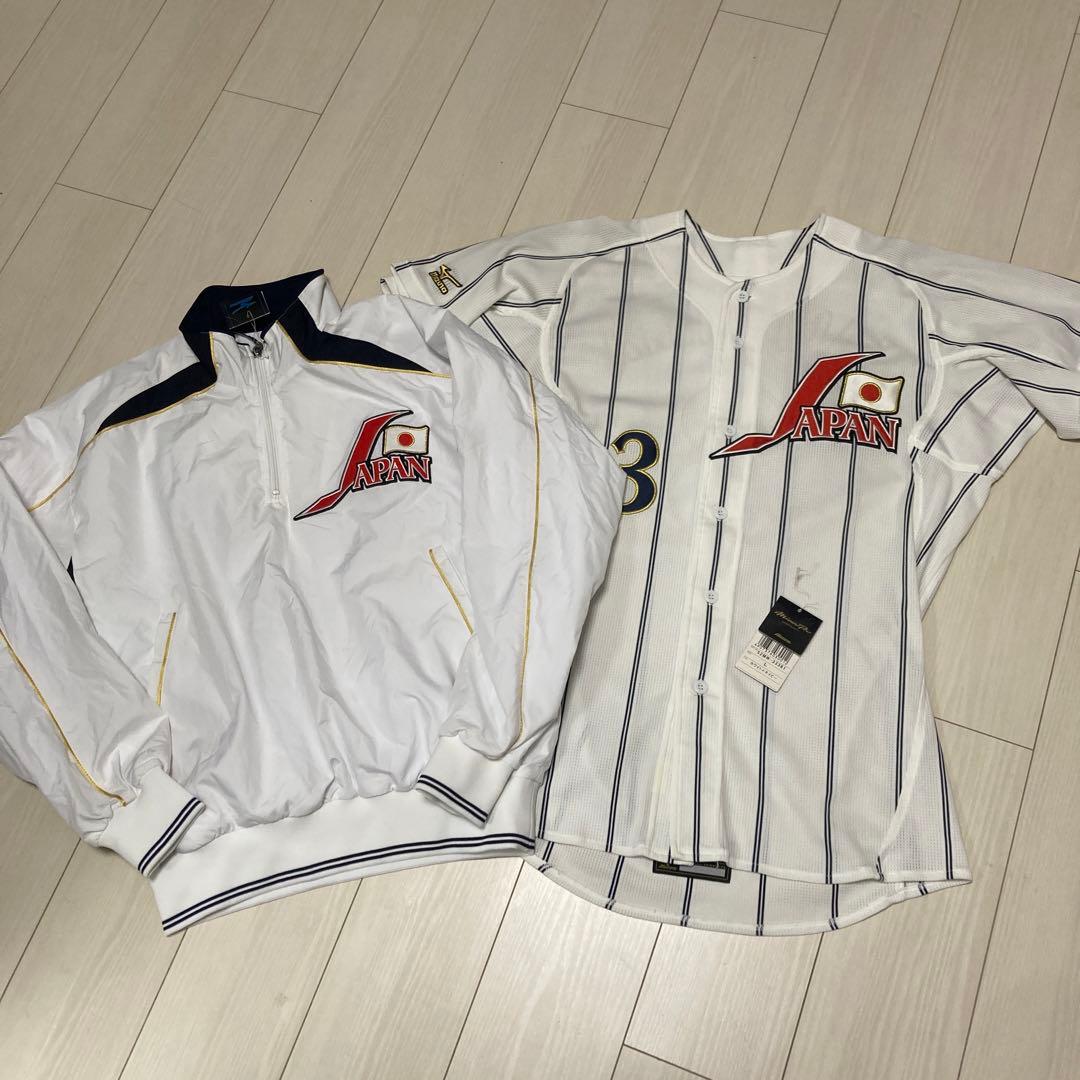 オリンピック　侍ジャパン　ユニフォーム　ジャケット　長嶋茂雄　監督　2点