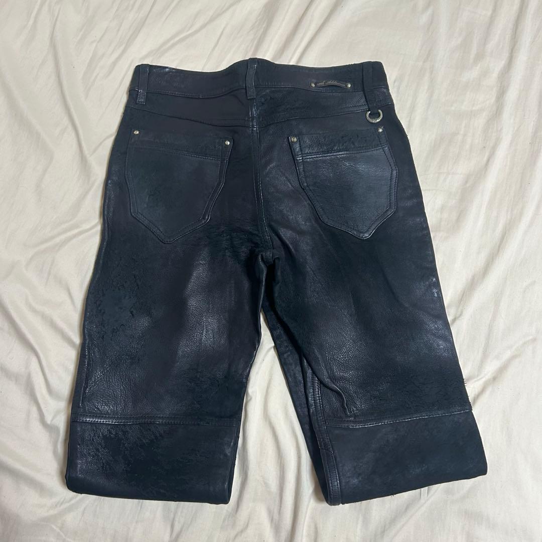 新品　廃盤　14thaddiction オールレザーパンツ