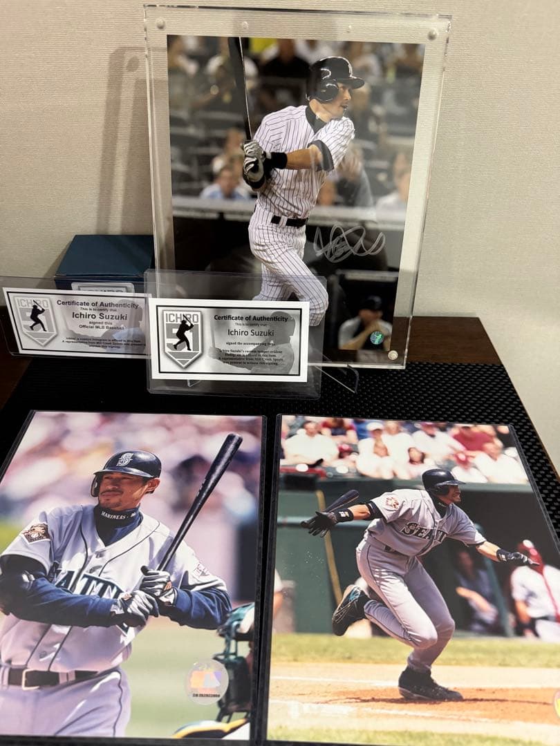 【貴重】イチロー MLBオフィシャル 直筆サインボール & 直筆サインフォト