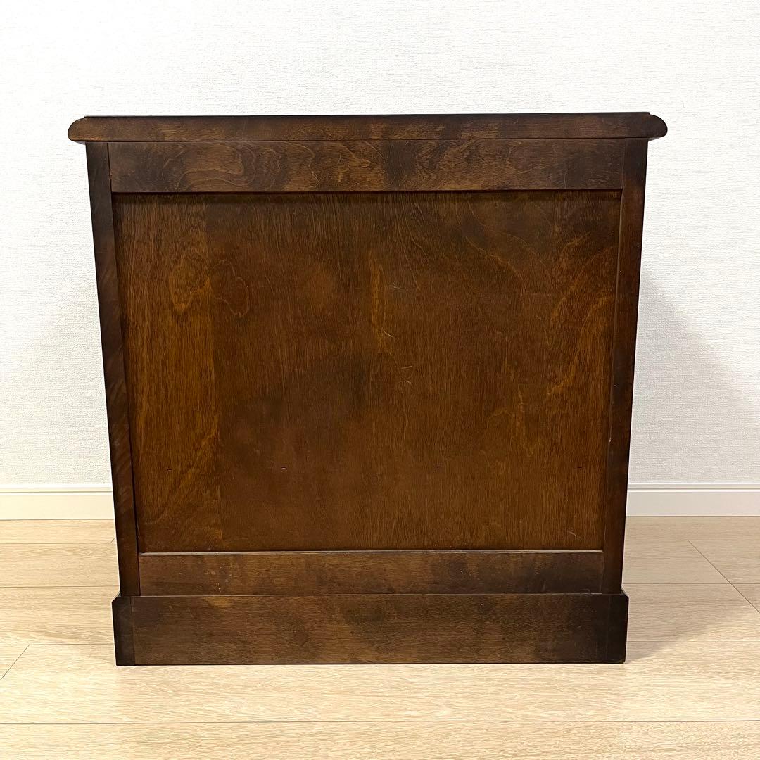 (そ65)北海道民芸家具 ヴィンテージ樺材 リビング収納 サイドキャビネット