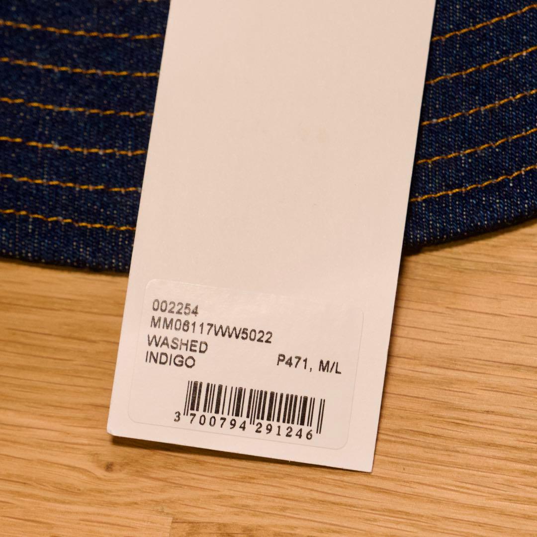 Maison Kitsuné デニム バケットハット　メゾンキツネ　パッチワーク