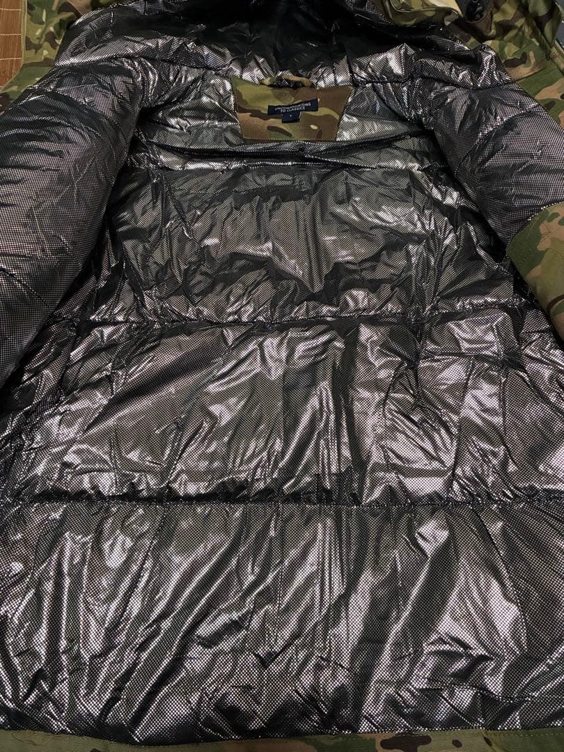 未使用極暖ロシア軍北朝鮮軍仕様防寒服内綿ブラックアルミマルチカム日本稀少品