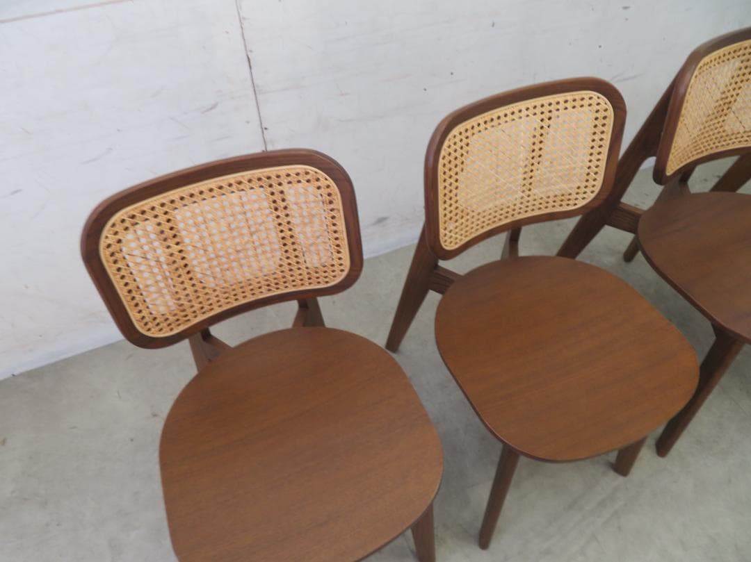 展示品■ザ・コンランショップ■PODIUM■CANE■ケーンチェア■4脚セット■