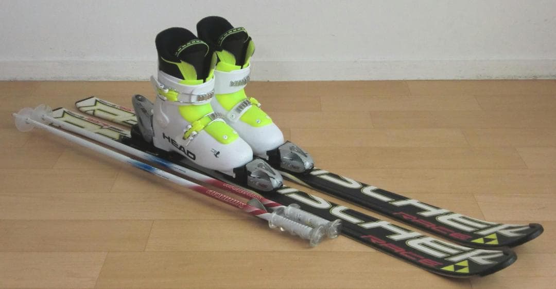 ■■12月・1月限定■送料無料■子供用スキーセット■120/22.5■WAX■■