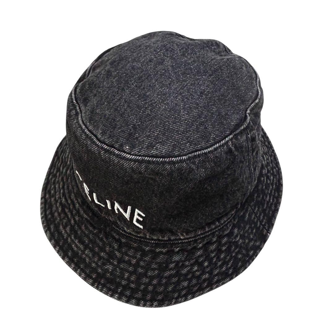 CELINE バケットハット ウォッシュドデニム S