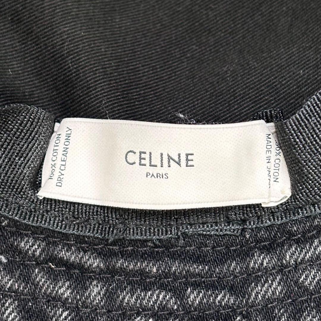 CELINE バケットハット ウォッシュドデニム S