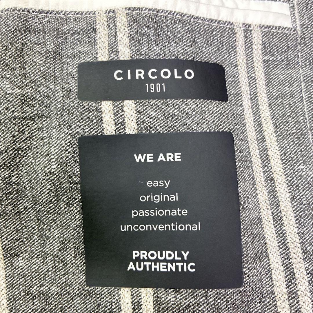 CIRCOLO1901チルコロ ダブルブレストテーラードジャケット　48