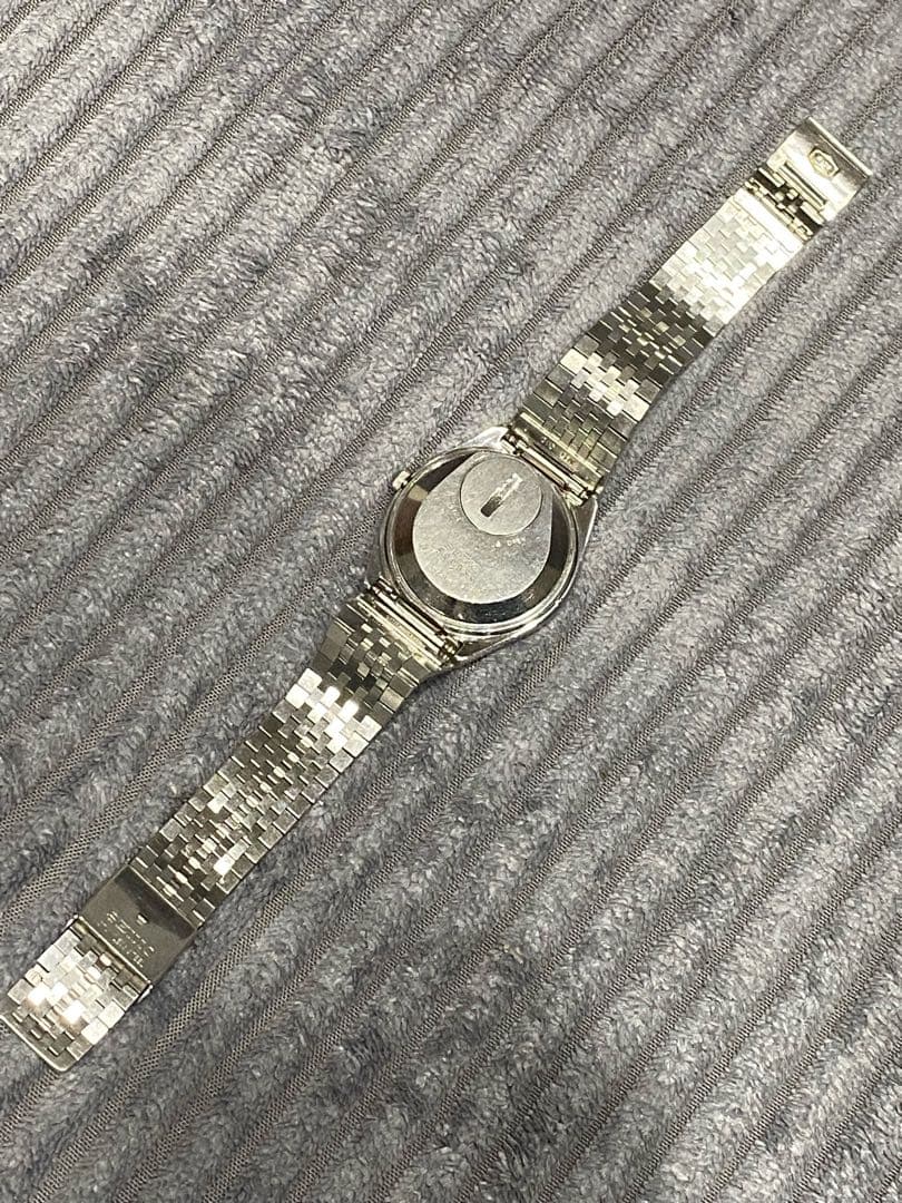 稼働　セイコー　グランドクォーツ　4843-7000 デイデイト　10角ベゼル