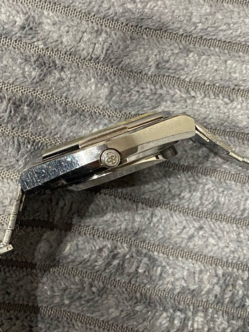 稼働　セイコー　グランドクォーツ　4843-7000 デイデイト　10角ベゼル