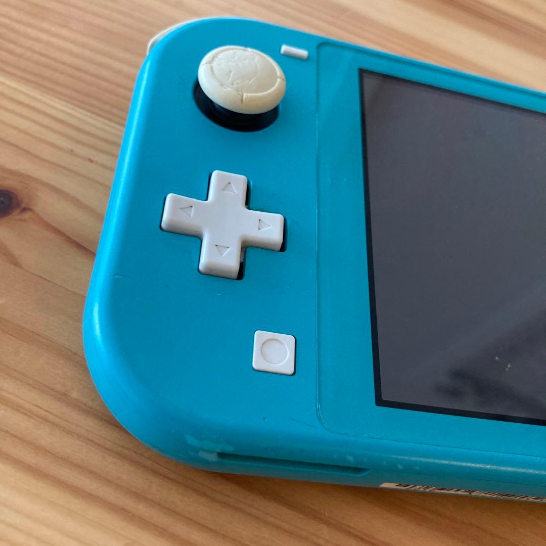 任天堂　スイッチライト ターコイズ　難あり