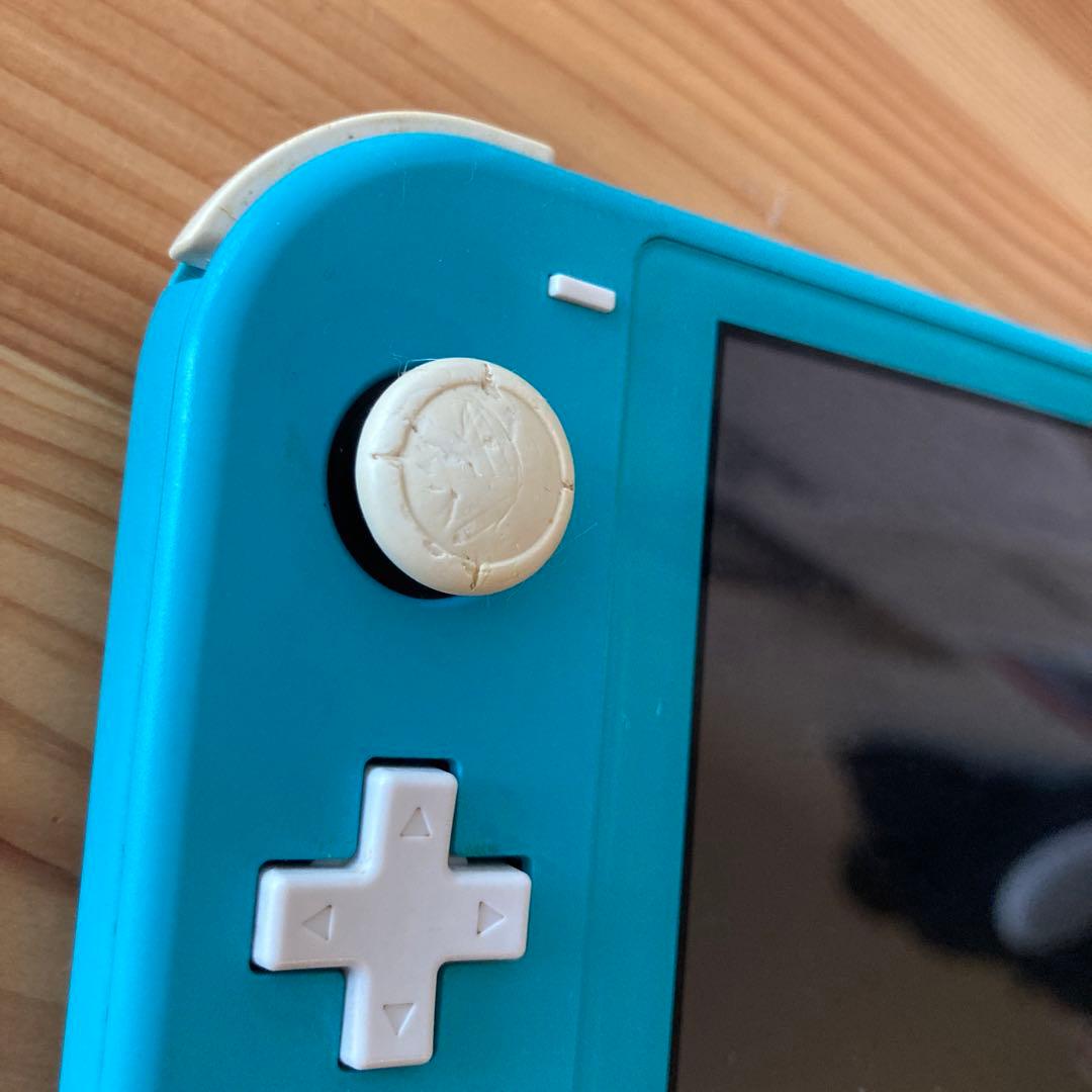 任天堂　スイッチライト ターコイズ　難あり