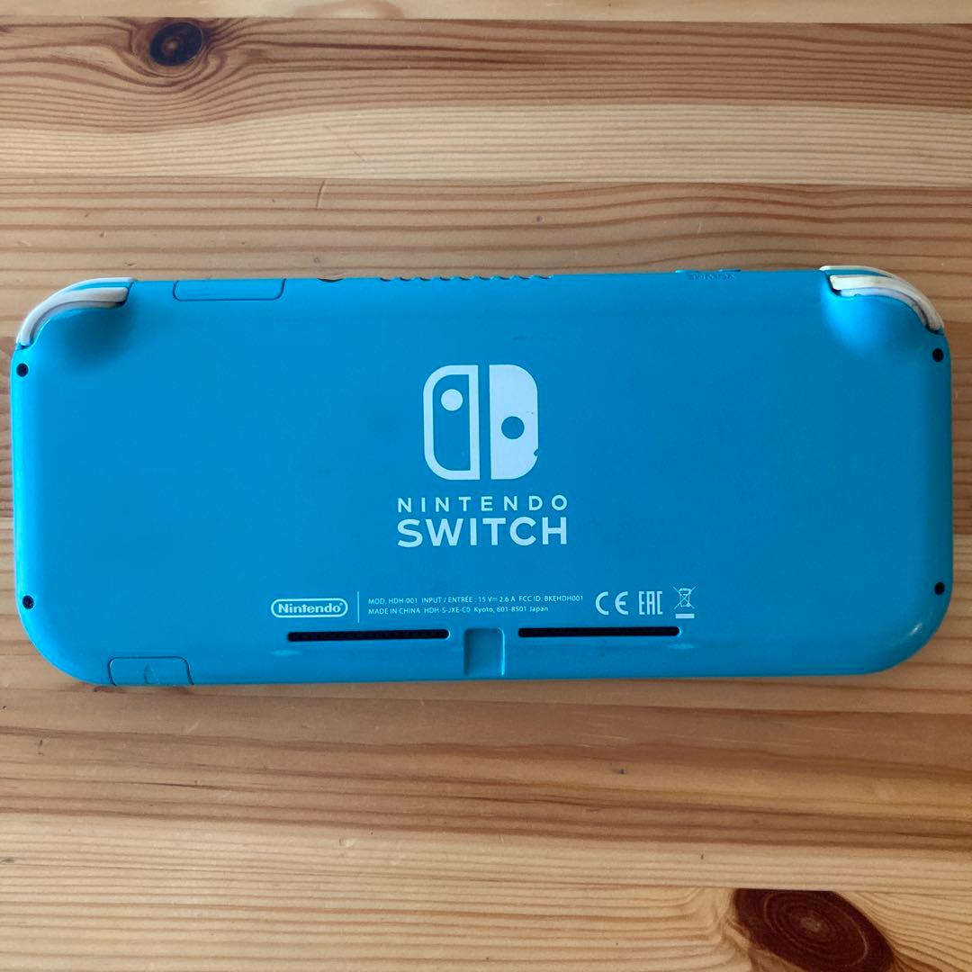 任天堂　スイッチライト ターコイズ　難あり