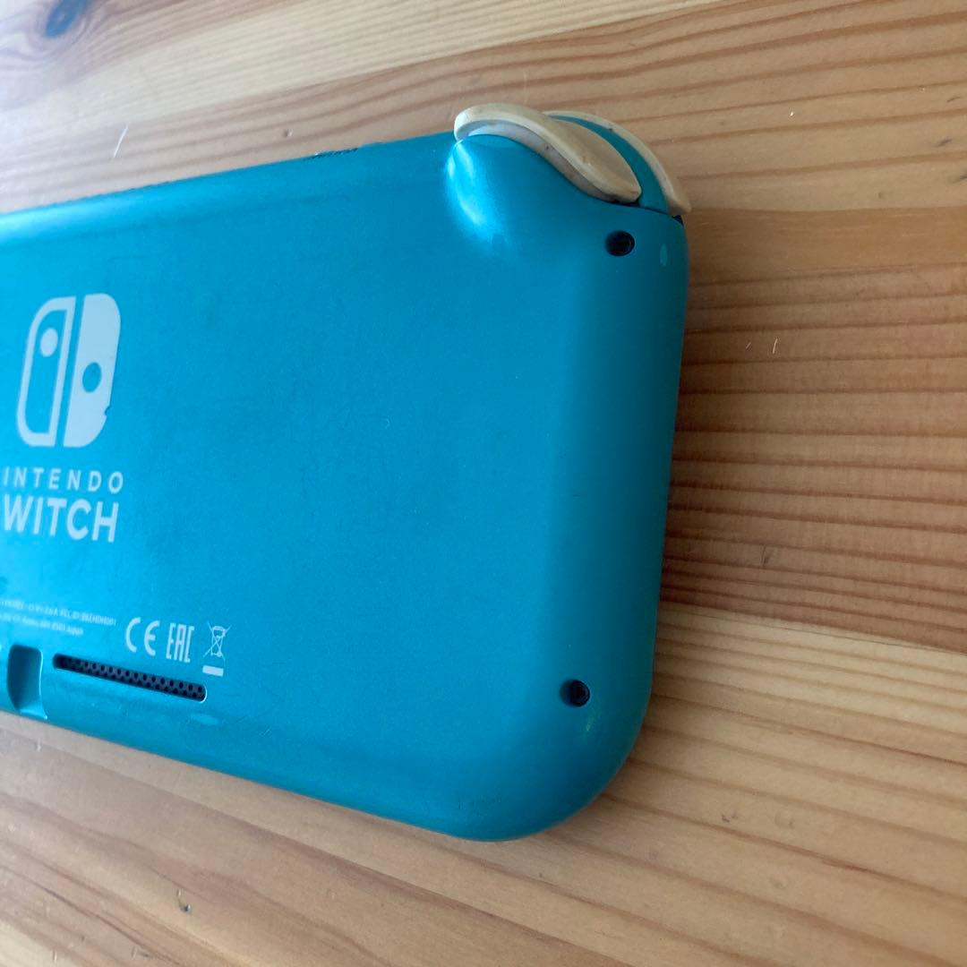 任天堂　スイッチライト ターコイズ　難あり