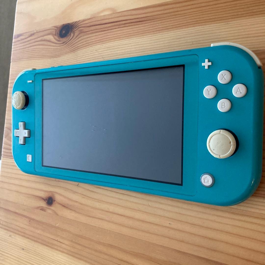 任天堂　スイッチライト ターコイズ　難あり