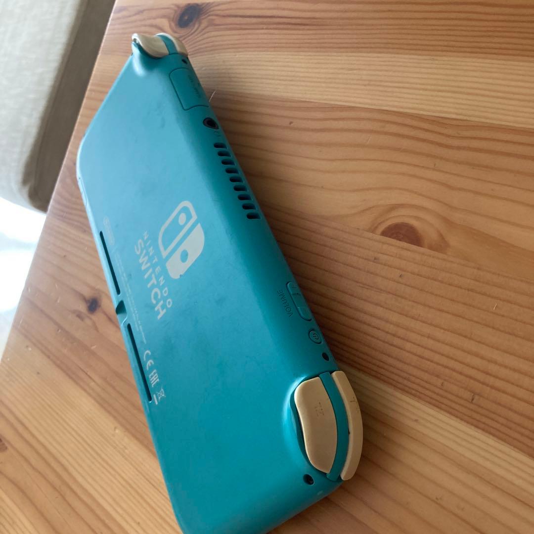 任天堂　スイッチライト ターコイズ　難あり