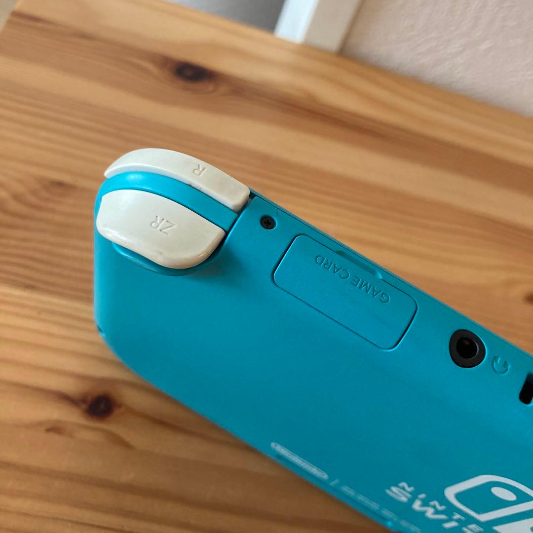 任天堂　スイッチライト ターコイズ　難あり