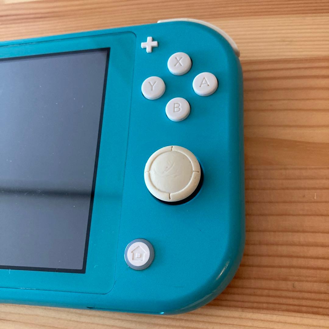 任天堂　スイッチライト ターコイズ　難あり