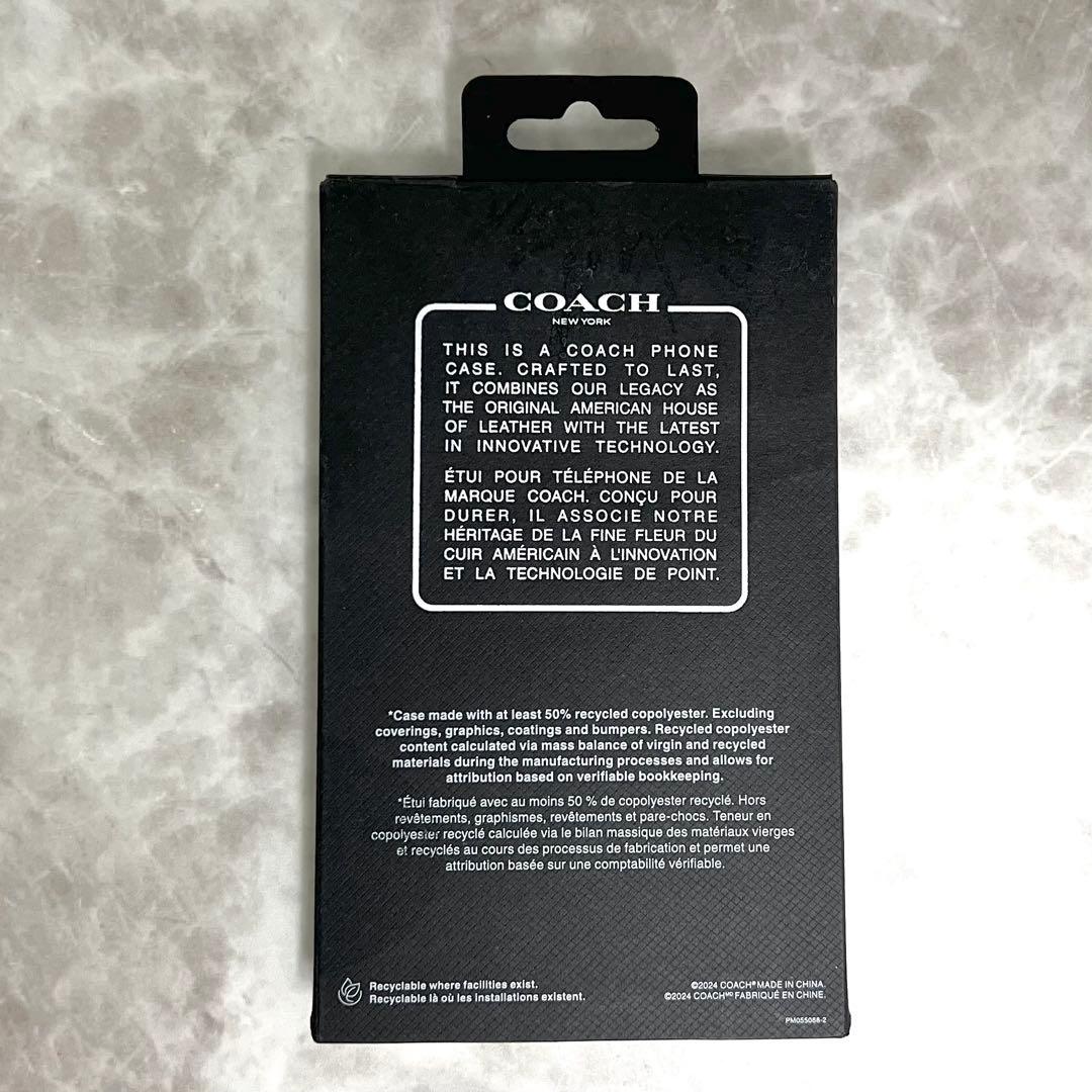 ◆新品 COACH コーチ iPhone16Pro フォリオ ケース 手帳型◆